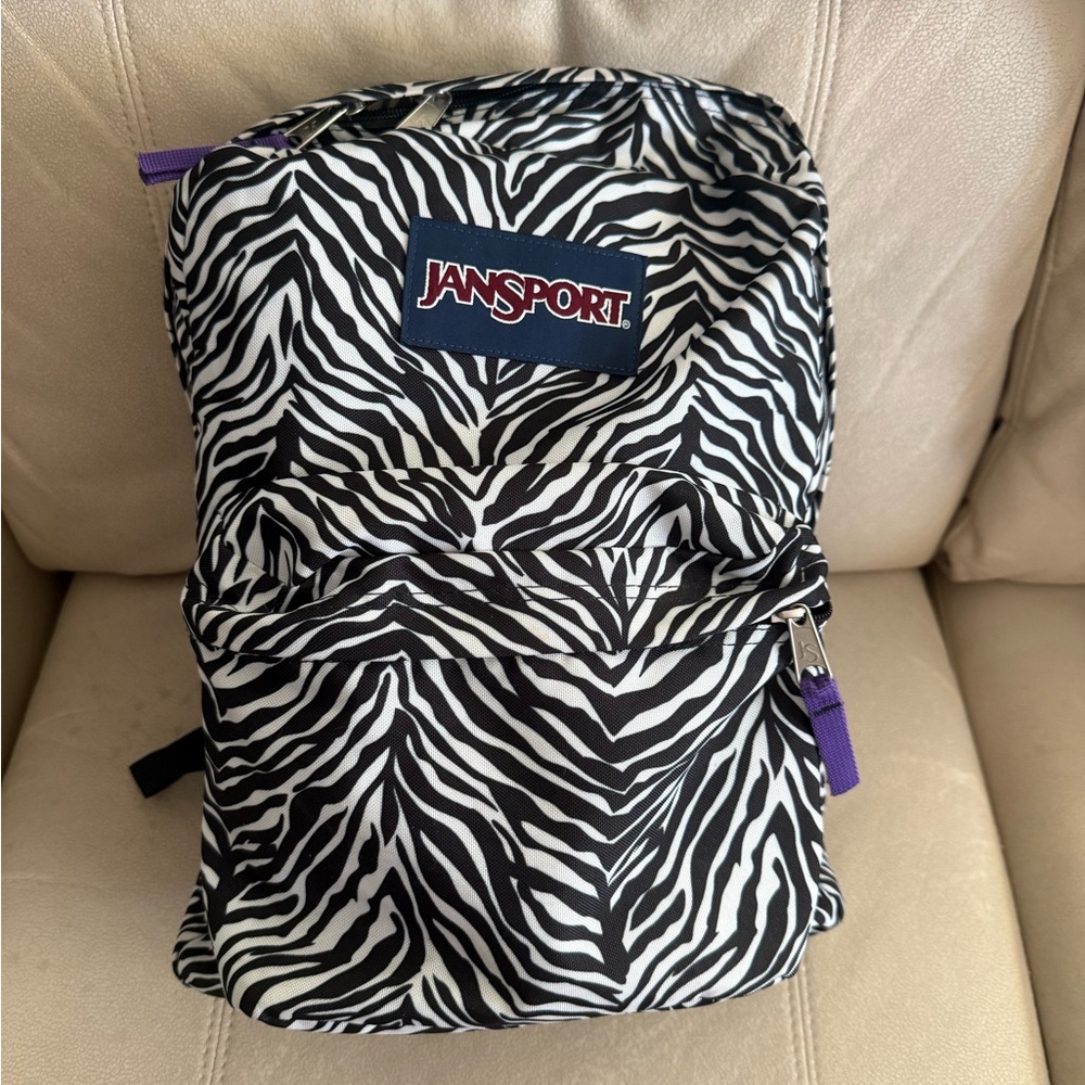 Jansport Zebra Print Backpack